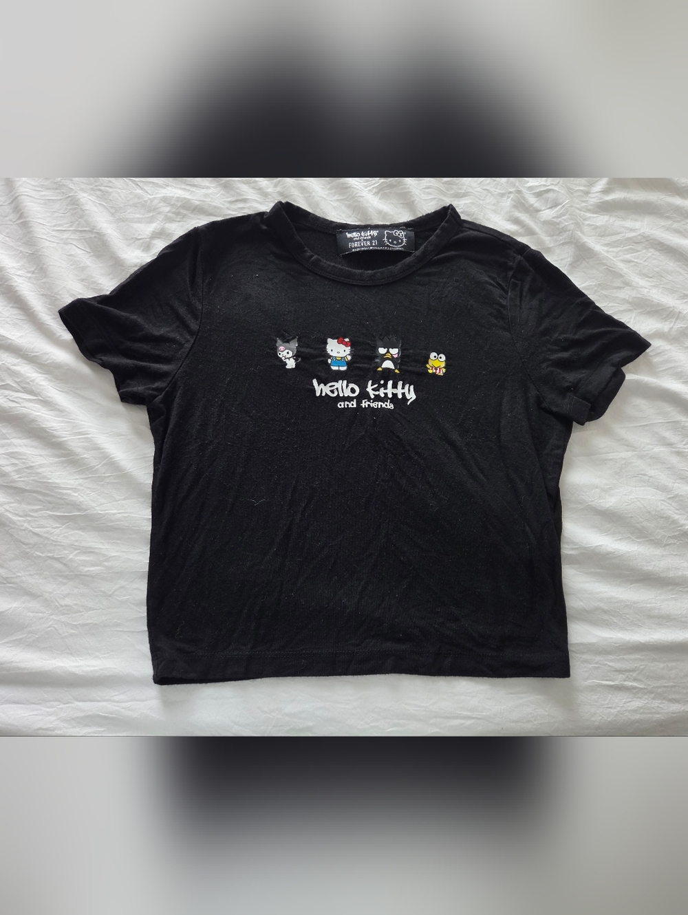 Hello Kitty and Friends Black Graphic Tee